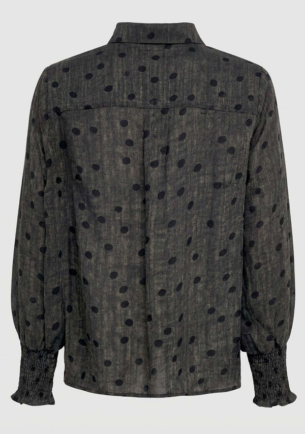 I SAY Vibse Shirt Shirts 337 Brown dots