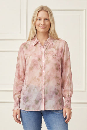 I SAY Vibse Shirt Shirts N50 Rose/Khaki Dream