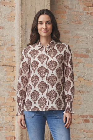 I SAY Vibse Shirt Shirts N85 Heritage Damask