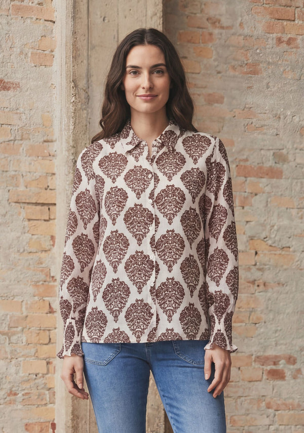 I SAY Vibse Shirt Shirts N85 Heritage Damask