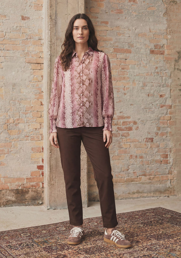 I SAY Vibse Shirt Shirts N86 Rose Snake